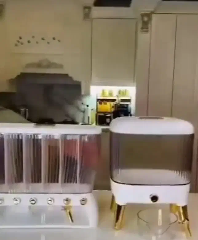 بانکه ارنجی و جا حبوباتی|ظروف نگهدارنده، پلاستیکی، یک‌بارمصرف|شیراز, سرو|دیوار