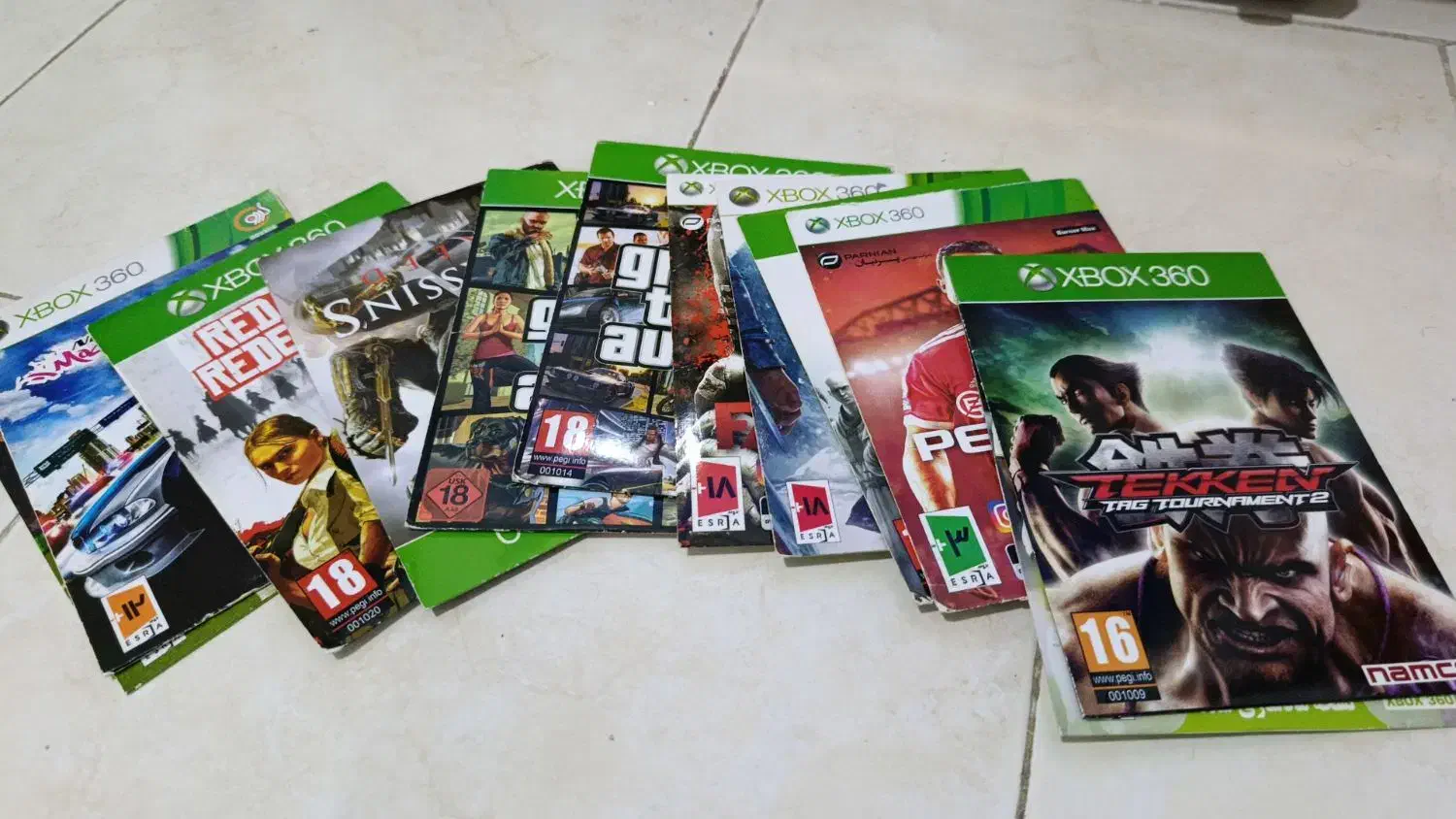 24عدد بازی xbox360|کنسول، بازی ویدئویی و آنلاین|رشت, امین الضرب|دیوار