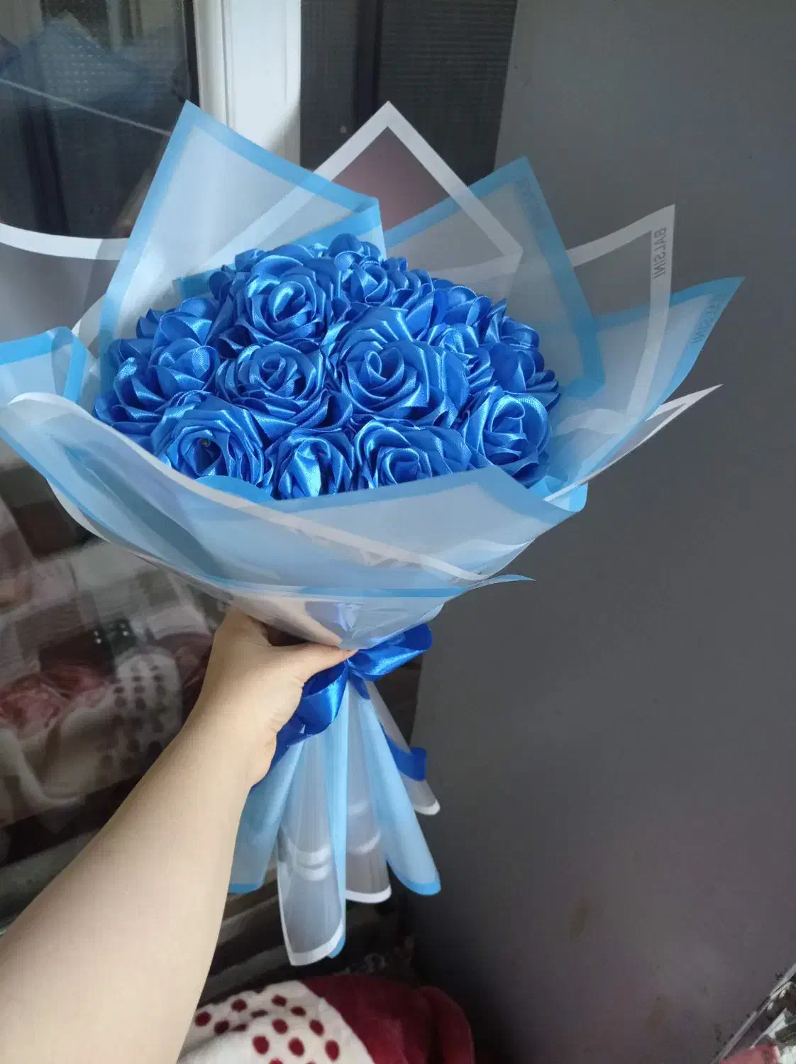 گلهای روبانی|گل مصنوعی|محمدیه-قزوین, |دیوار