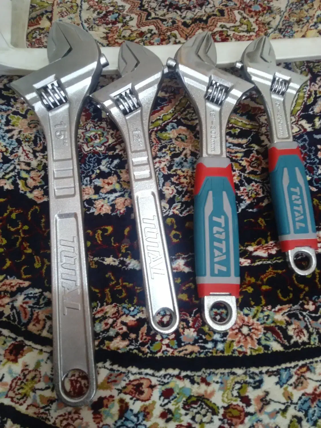 آچار فرانسه آچار دستگاه پرچ دو کشتی شارژی|ابزارآلات|اهواز, سپیدار|دیوار