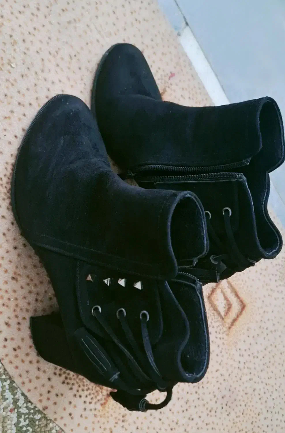 نیم بوت مجلسی مخمل.سایز۴۰|کیف، کفش، کمربند|ساوه, |دیوار