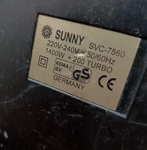 جارو برقی 1400 وات سانی SUNNY|جاروبرقی، جارو شارژی، بخارشو|تهران, آهنگ|دیوار