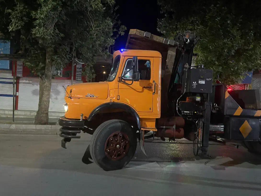 فروش جرثقیل بنز تک اطلس ده تن|خودرو سنگین|بجنورد, |دیوار