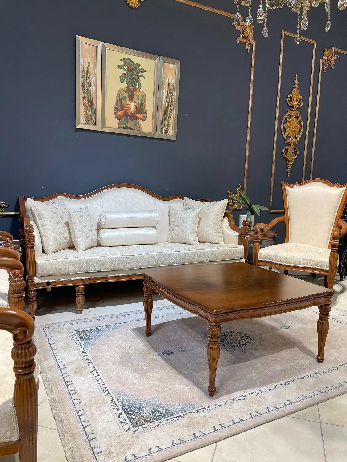 مبل استیل و سلطنتی مدل سیروان|مبلمان خانگی و میز عسلی|مشهد, وکیلآباد|دیوار