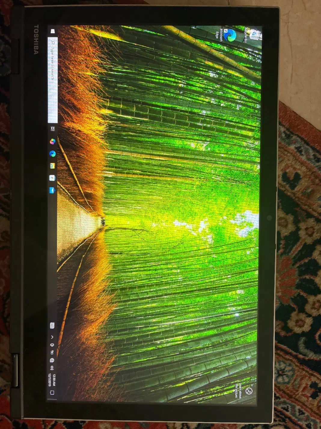 لپتاب تاچ toshiba|رایانه همراه|تهران, گلستان (شهرک راه آهن)|دیوار