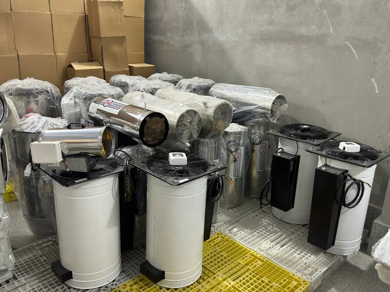 بخاری 27 کیلووات برقی جت هیتر فن دار گلخانه کارگاه|بخاری، هیتر، شومینه|زنجان, |دیوار