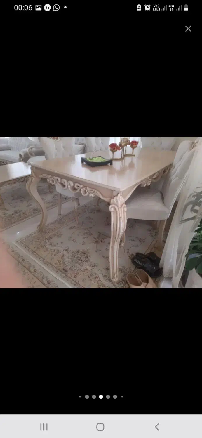 مبلمان نئوکلاسیک ۸ نفره با ناهارخوری ۶ نفره|مبلمان خانگی و میز عسلی|فشم, |دیوار