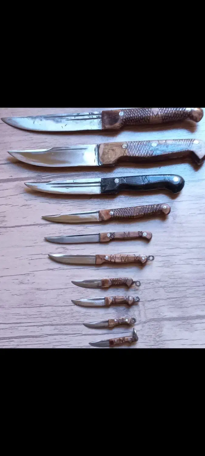 چاقو (ساخت چاقو و پذیرفتن سفارش چاقو|صنایع دستی و سایر لوازم تزئینی|قم, نیروگاه|دیوار