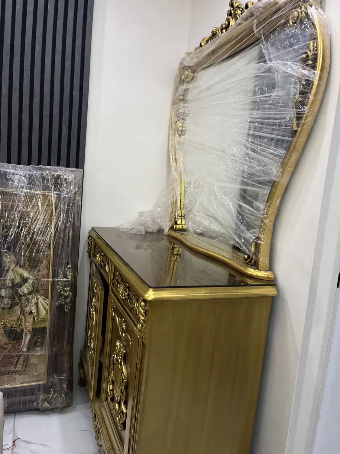 ایینه کنسول و بوفه ست مناسب جهیزیه|بوفه، ویترین، کنسول|تهران, پردیسان|دیوار