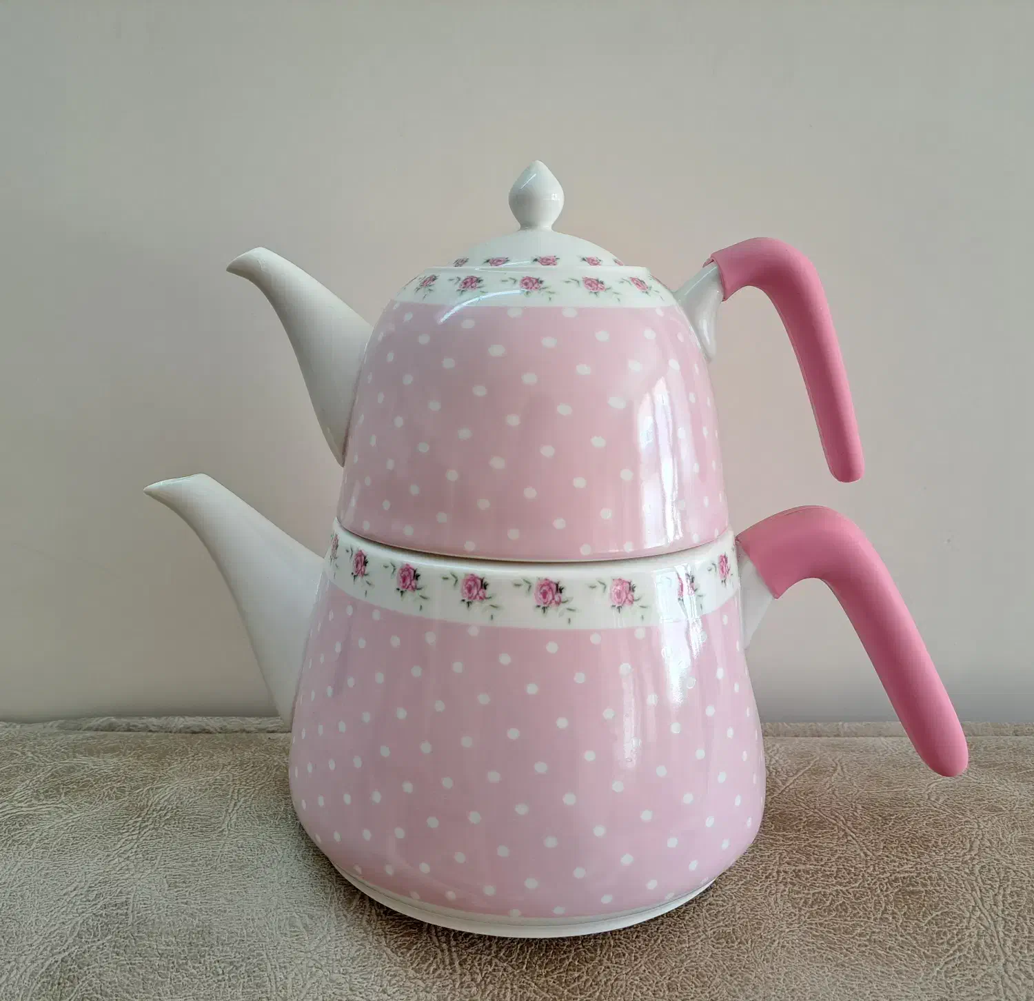 کتری قوری سرامیکی کاملا نو|قوری، کتری، قهوهساز دستی|بیرجند, |دیوار