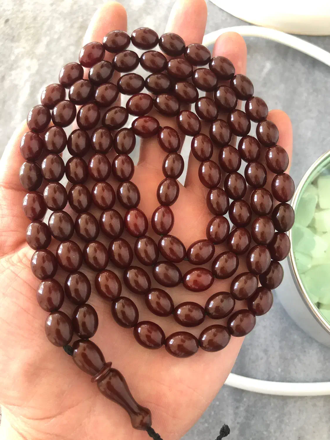 تسبیح سندلوس کهنه|جواهرات|سنندج, |دیوار