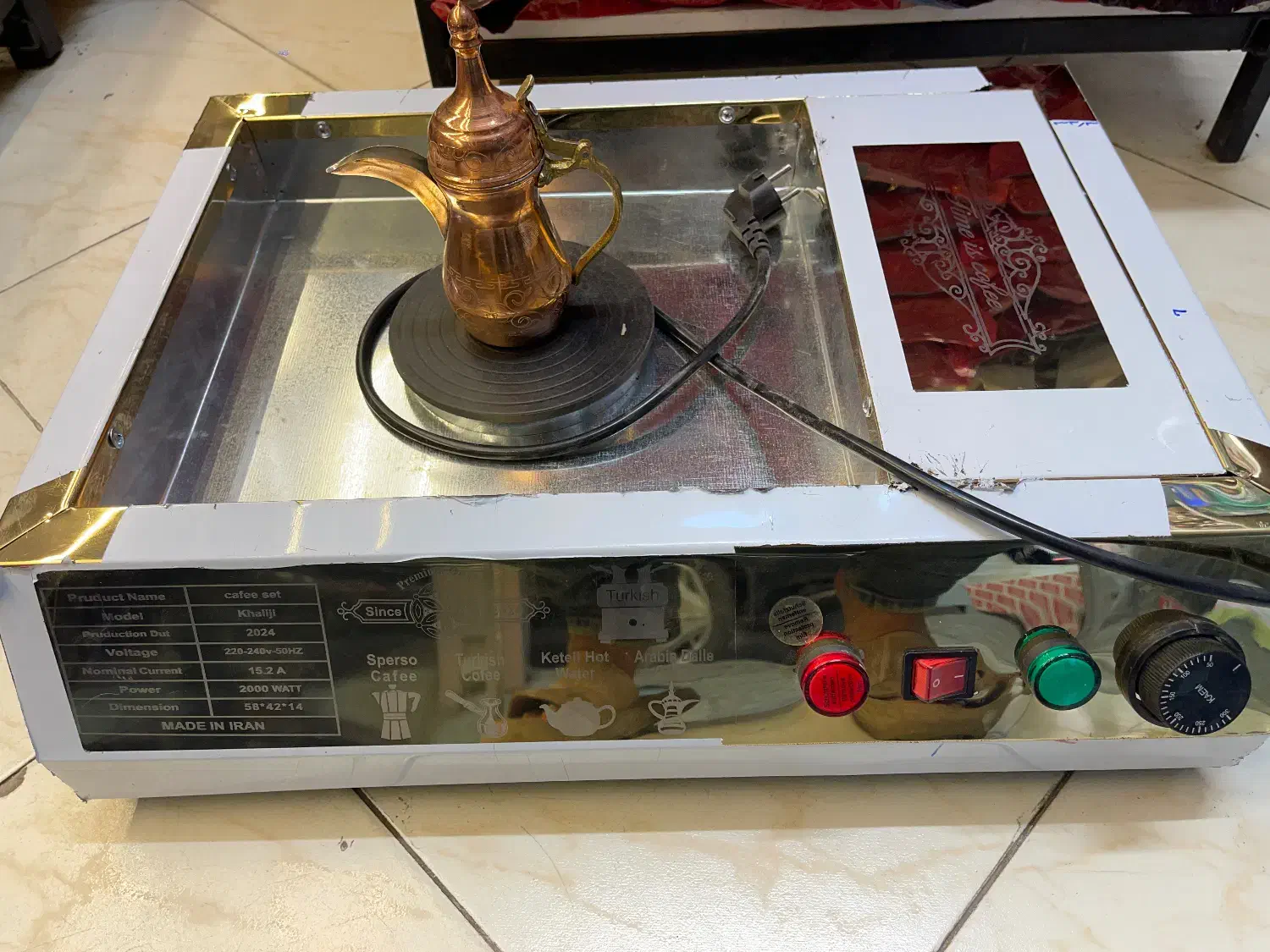 منقل شنی گازی وبرقی قهوه ترک قهوه عربی اسپرسو قهوه|کافی‌شاپ و رستوران|مشهد, عامل|دیوار