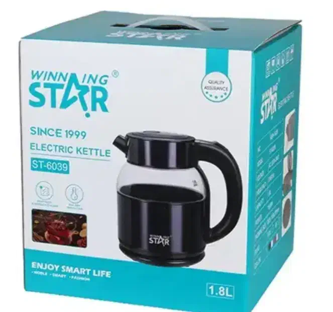 کتری برقی۱.۸لیتر‌وین استار|قوری، کتری، قهوه‌ساز دستی|شیراز, کیان آباد|دیوار