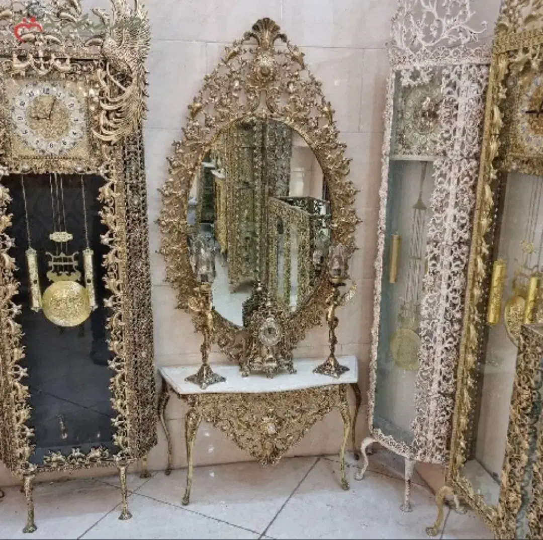 آینه شمعدان لوسترخرید فروش|لوستر و چراغ آویز|مشهد, فرودگاه|دیوار