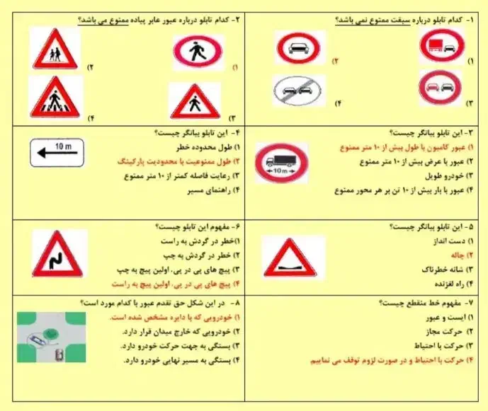 سوالات قطعی آیین نامه|کتاب و مجله آموزشی|تهران, آبشار|دیوار