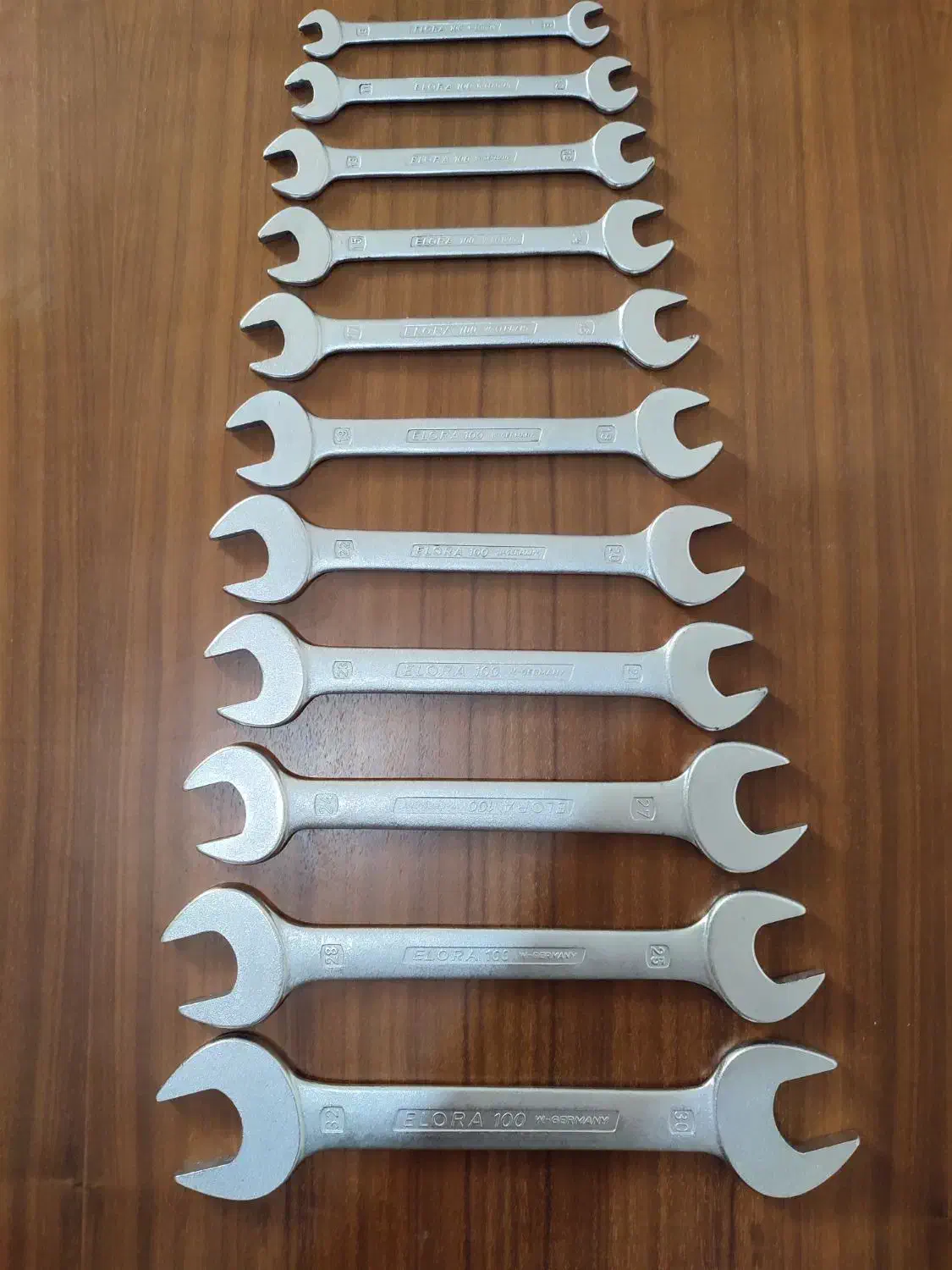 ست آچار تخت ELORA آلمان اصل و قدیمی و بدون کارکرد|ابزارآلات|ارومیه, |دیوار