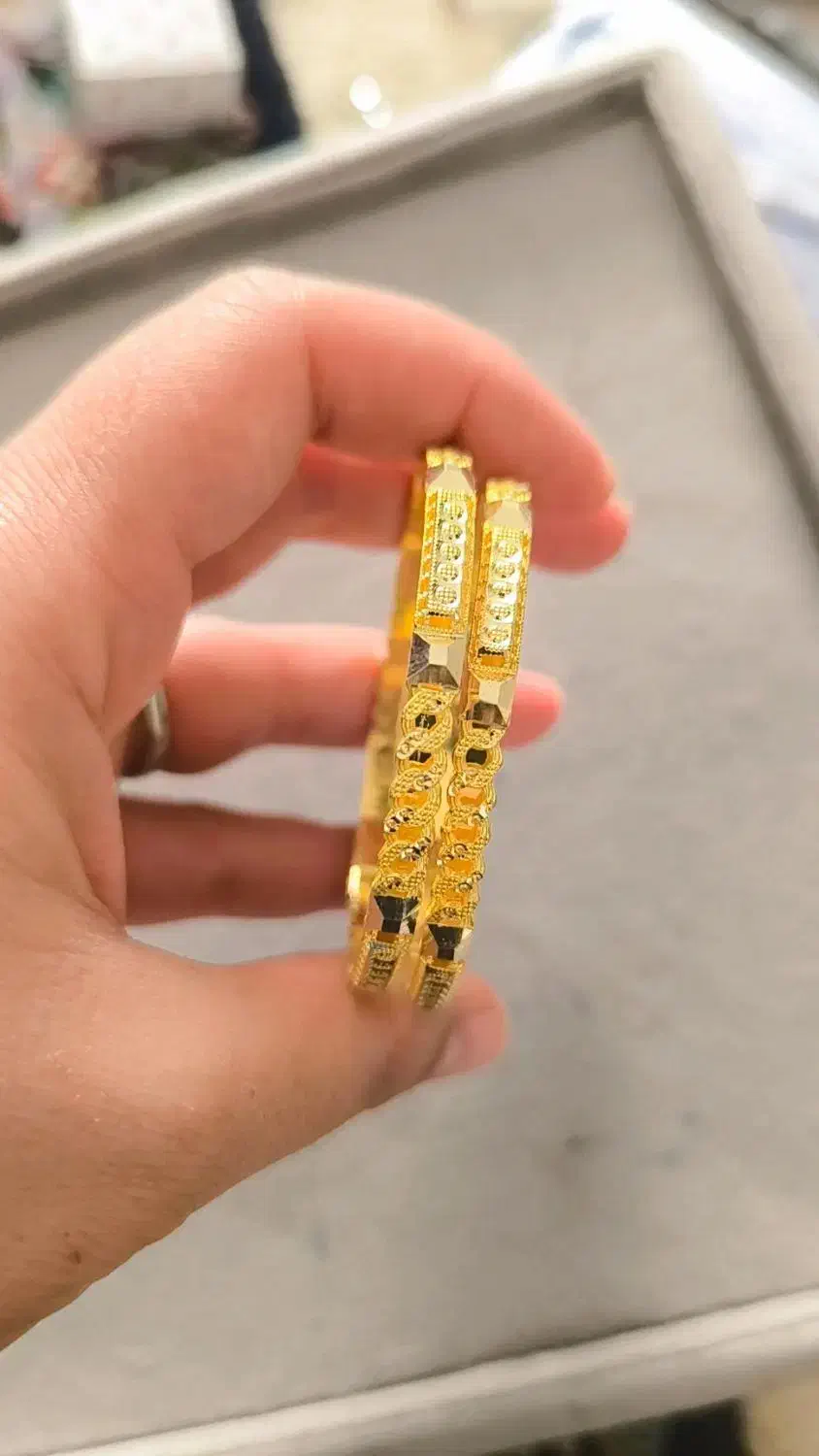 سه عدد النگو ریخته ای سایز 2|جواهرات|برازجان, |دیوار