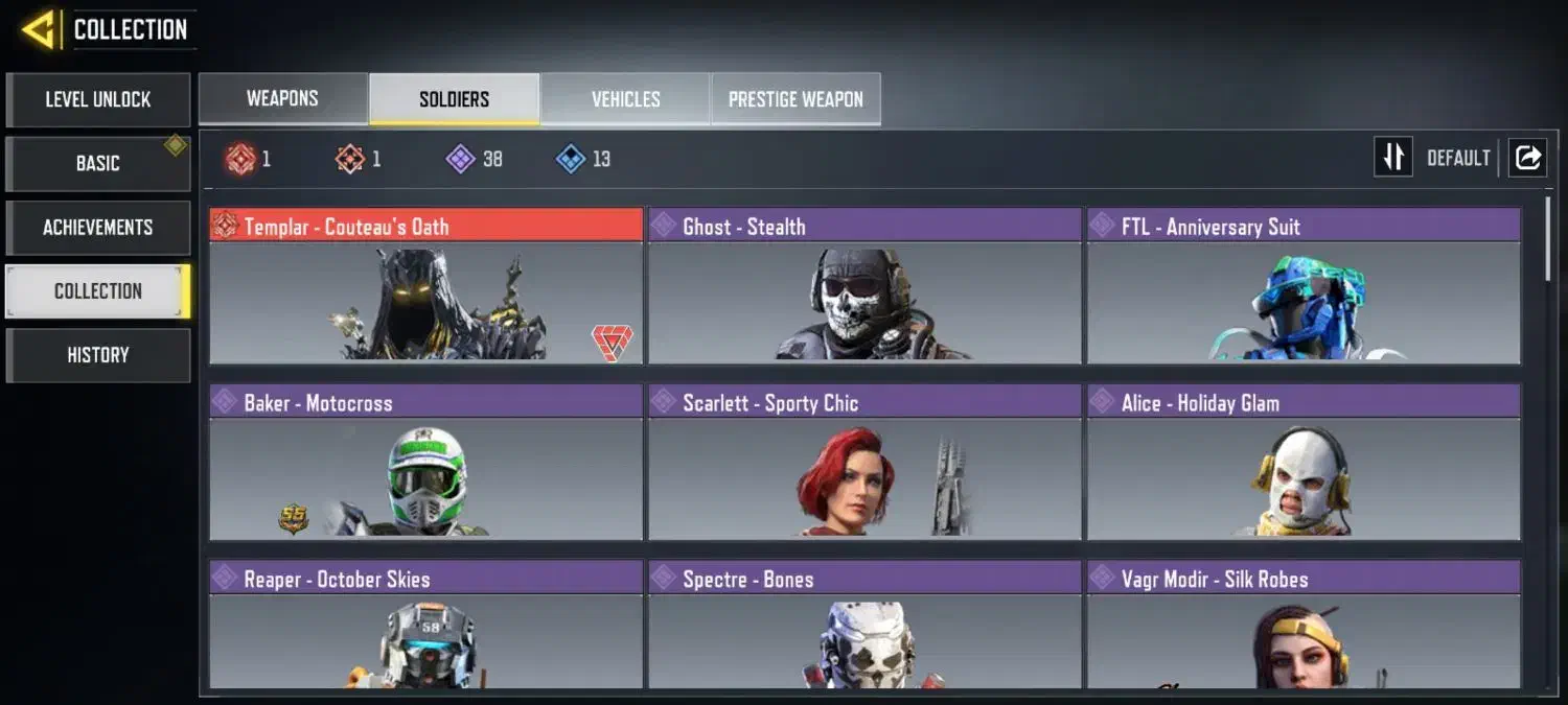 اکانت کالاف تمپلار|کنسول، بازی ویدئویی و آنلاین|تهران, طرشت|دیوار