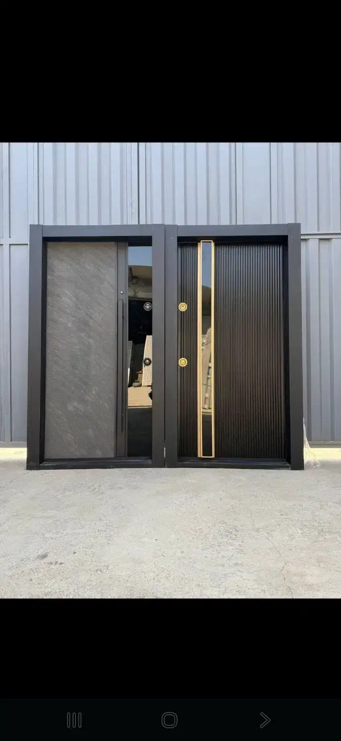 درب ضد سرقت مدل شیشه سمنت/پنجره دوجداره بااقساط ۴م|مصالح و تجهیزات ساختمان|رشت, گلباغ نماز|دیوار