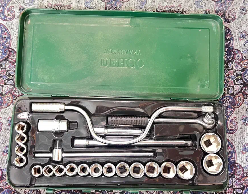 جعبه آچار بکس دهکو آلمان، ۲۴ پارچه|ابزارآلات|شیراز, گلشن|دیوار