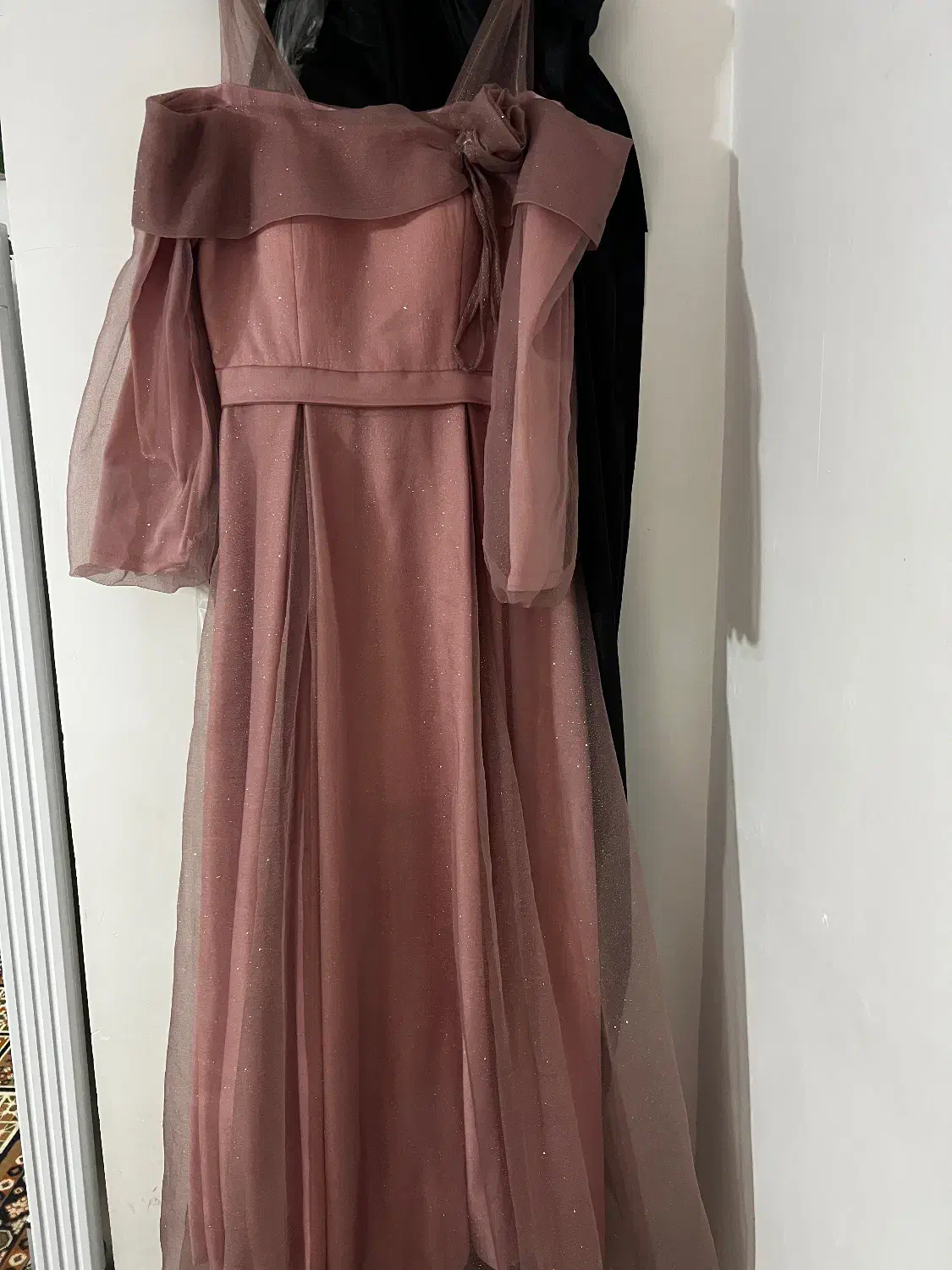 لباس مجلسی آستین دار شاین|لباس|ساری, |دیوار