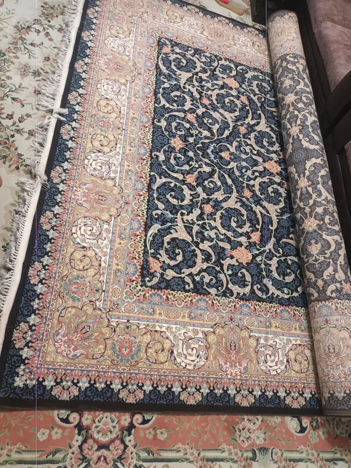 فرش ماشینیِ ۹متریِ، نو|فرش|رشت, بیجارپس|دیوار