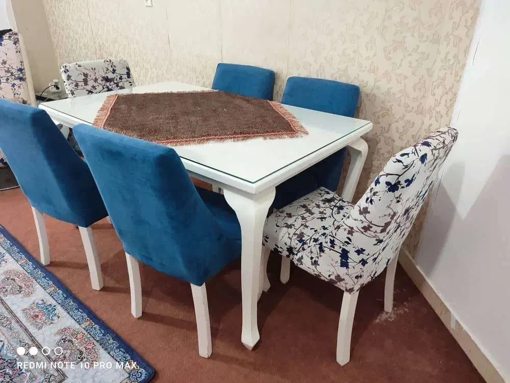 میز نهار خوری شش نفره|میز و صندلی غذاخوری|بندرعباس, |دیوار