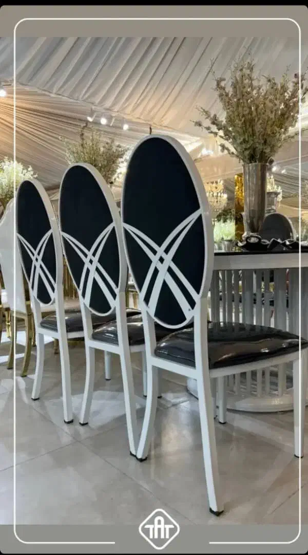 صندلی فلزی مدل نیواد/تشریفات تالار رستوران باغ|عمدهفروشی|شهمیرزاد, |دیوار