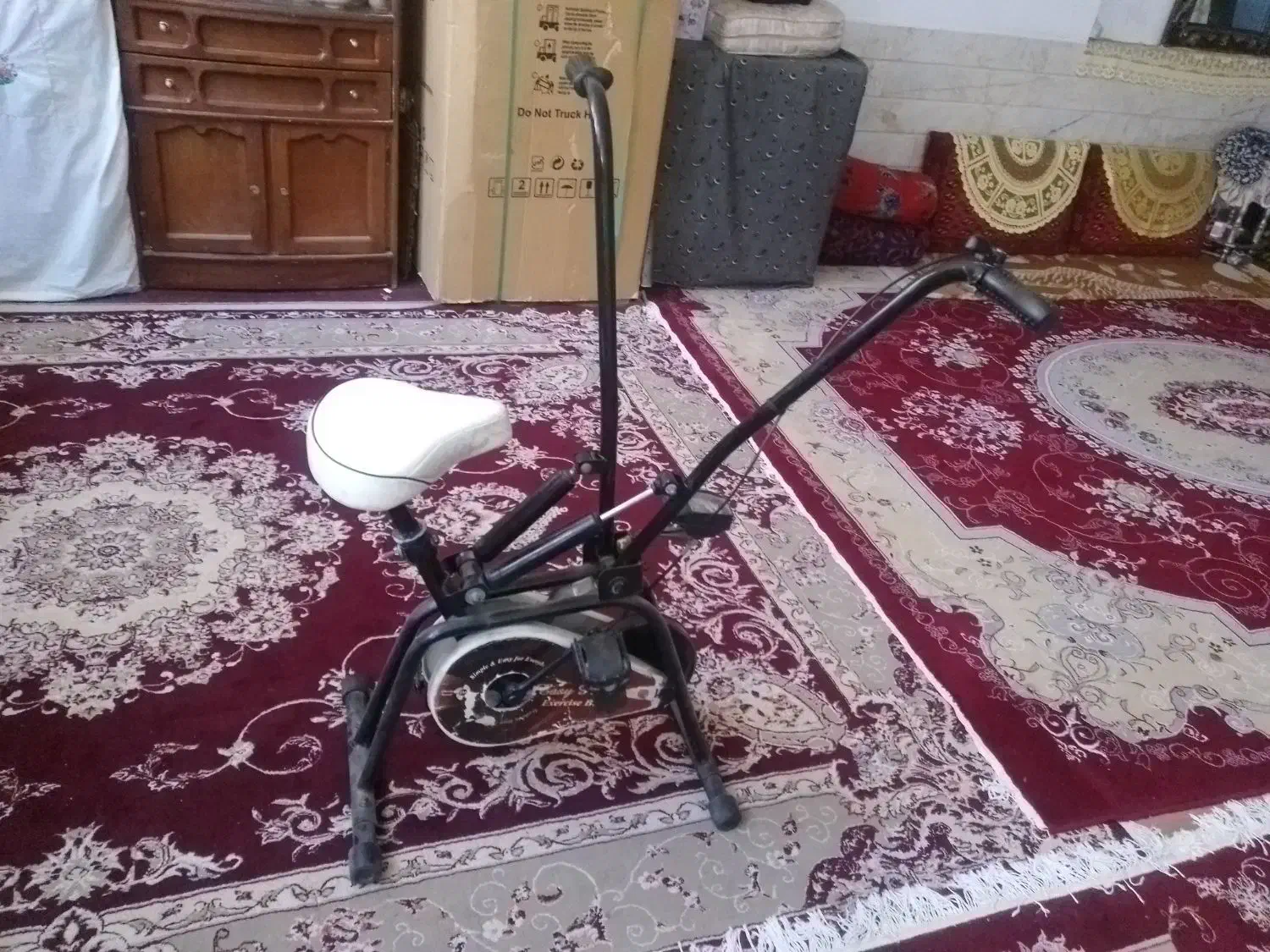 دوچرخه ثابت ورزشی سالم چندکاره کم کارکرد|تجهیزات ورزشی|قم, سید معصوم|دیوار