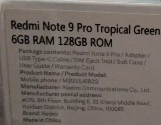 note 9 Pro|موبایل|کوهدشت, |دیوار