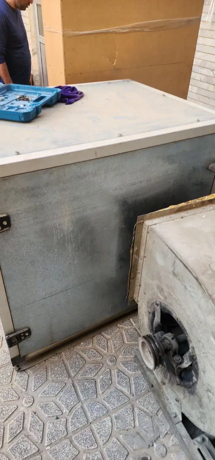 هواکش صنعتی(سانتریفیوژ) سه اسب سایلنسر|پنکه و تصفیهکنندهٔ هوا|کرج, حاجی آباد|دیوار