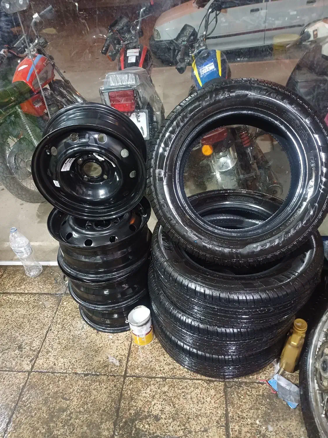 ۴ حلقه لاستیک کویر صفر|قطعات یدکی و لوازم جانبی|محمدیه-قزوین, |دیوار