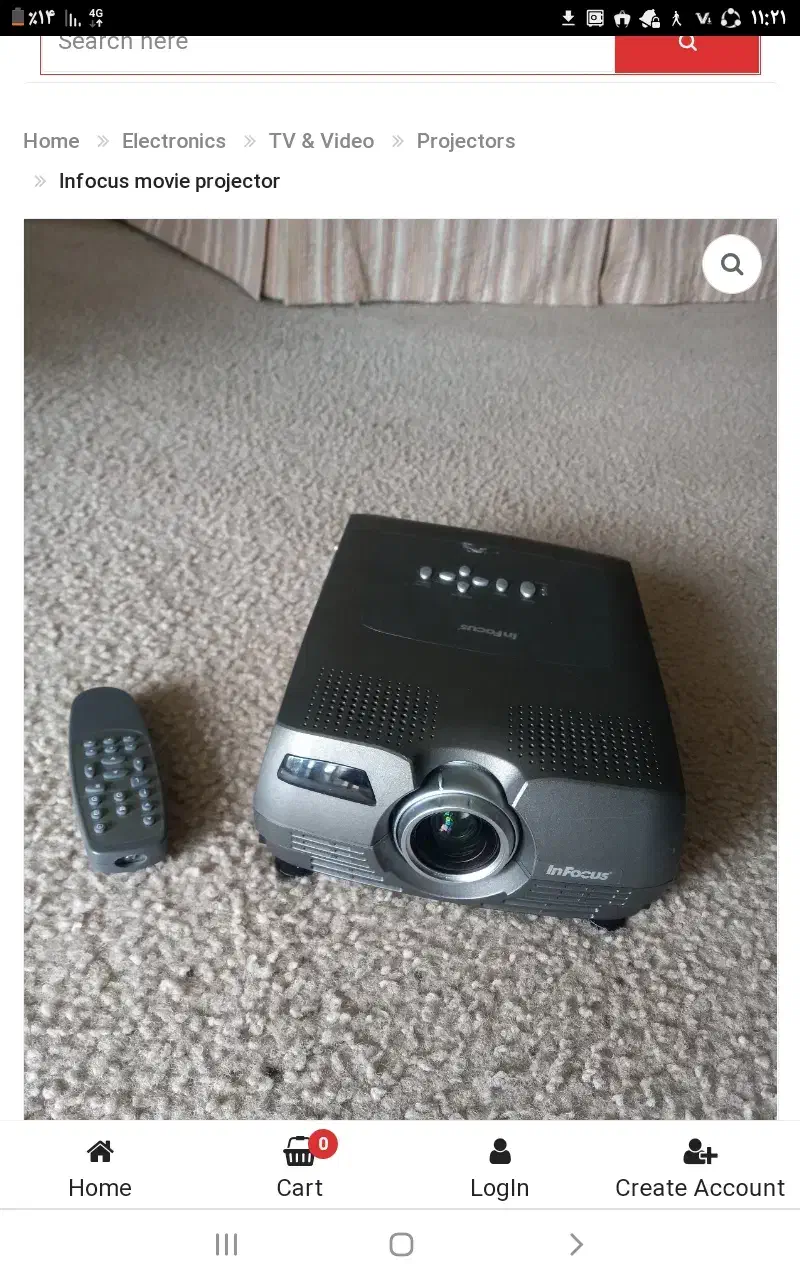 پروژکتور در حد نو|تلویزیون و پروژکتور|یاسوج, |دیوار