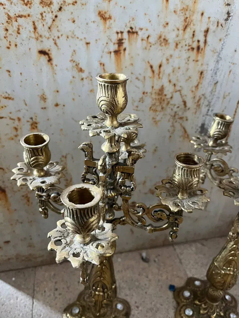 شمعدانی برنج|لوستر و چراغ آویز|ری, عباسآباد|دیوار