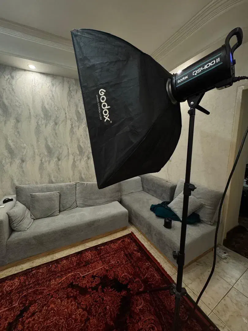 کیت فلاش سه‌شاخه  Godox QS-400 II Flash|دوربین عکاسی و فیلم‌برداری|تهران, هاشمی|دیوار