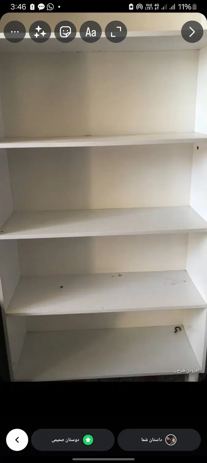 قفسه ملامینه|کتابخانه، شلف، قفسه‌های دیواری|طبس, |دیوار