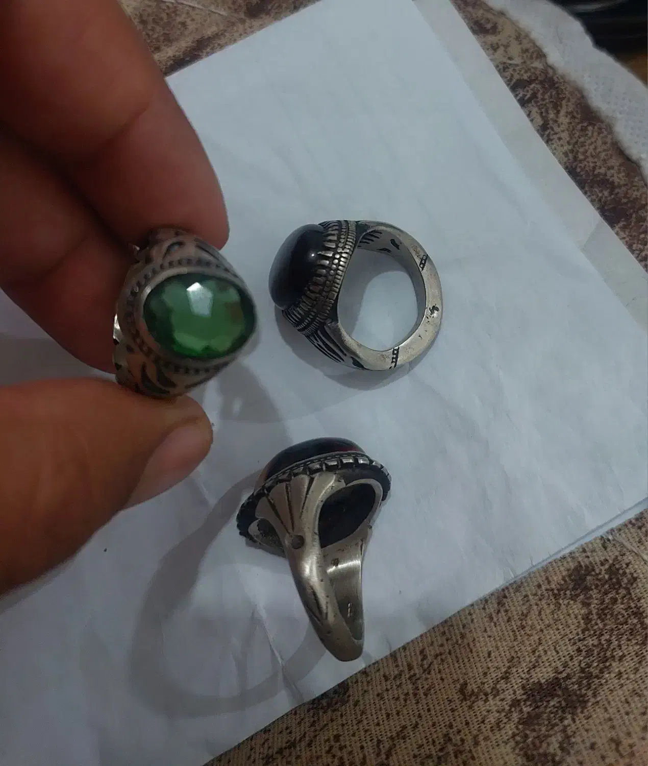 انگشترنقره سنگین|جواهرات|ایلام, |دیوار