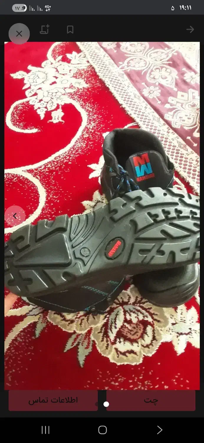 کفش ایمنی سایز ۴۵|کیف، کفش، کمربند|نیشابور, رنج آباد|دیوار