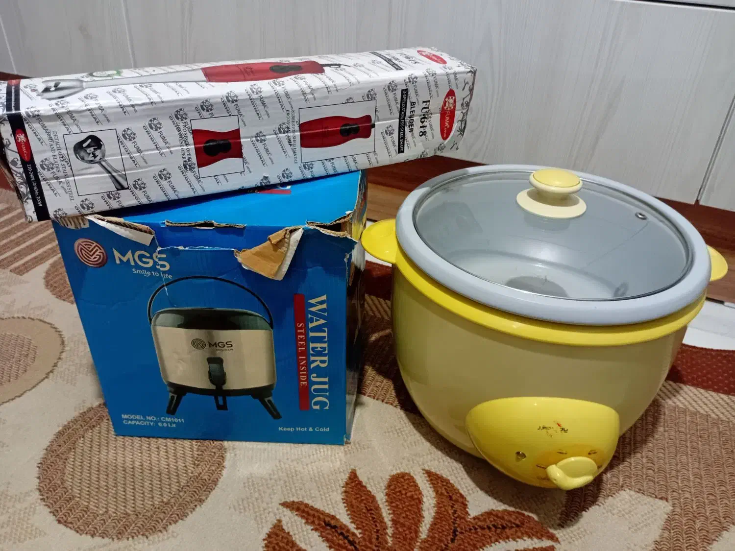 پلوپز ۸ نفره پارس+هم زن برقی فوما+کلمن آب خارجی|اجاق گاز و لوازم برقی پختوپز|پرند, فاز ۶|دیوار