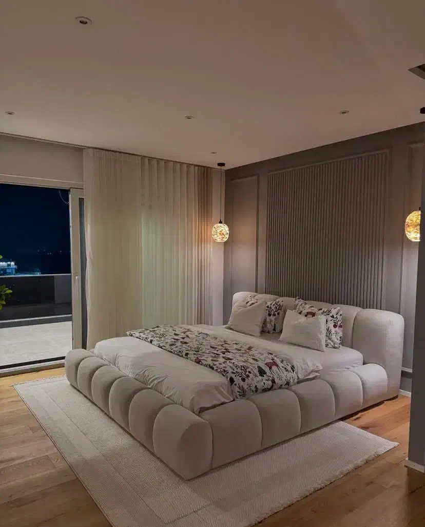 تخت خواب تدی مبلمان ماوی کیش|تخت و سرویس خواب|کیش, |دیوار