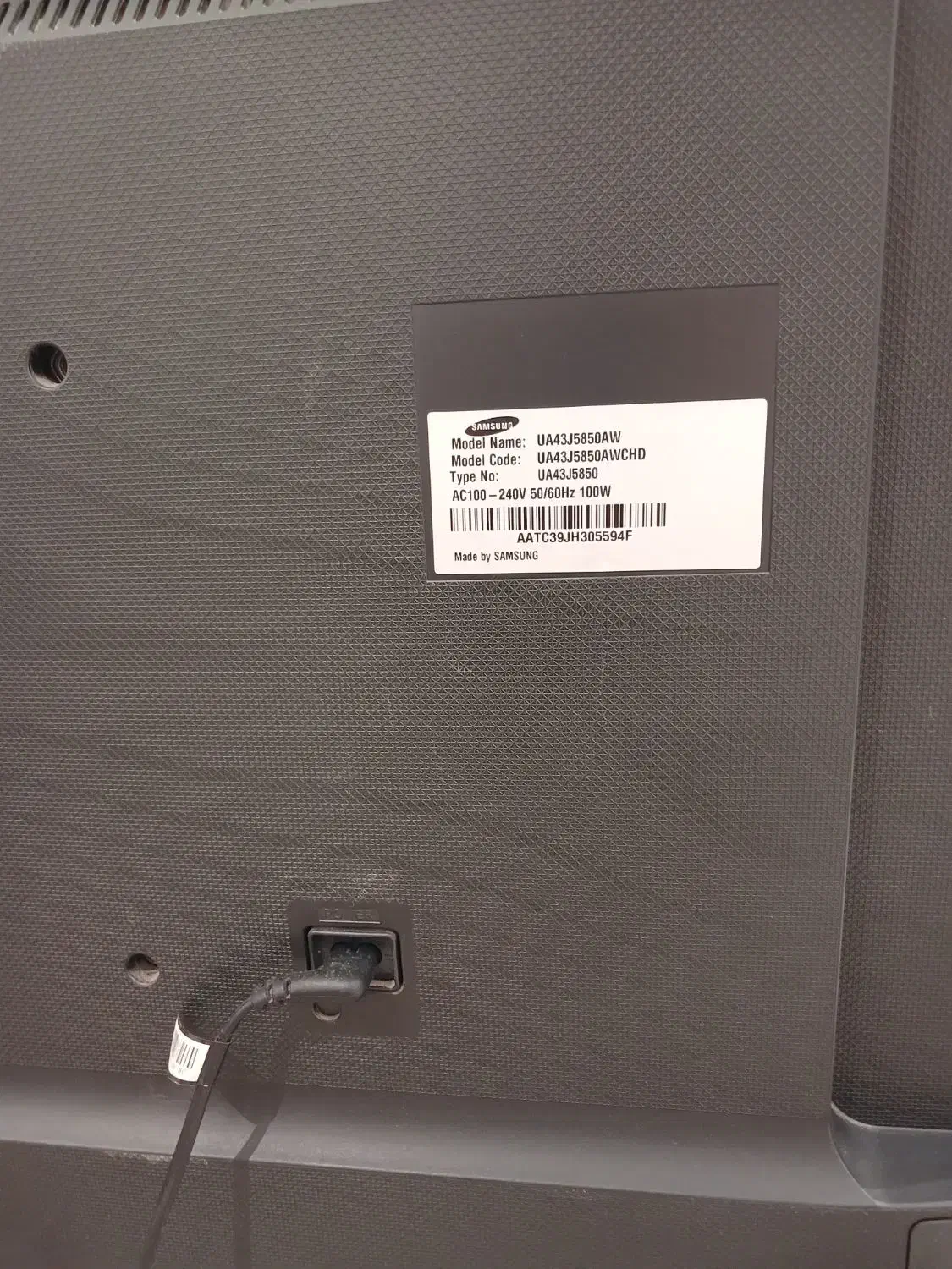 تلویزیون سامسونگ ۴۳اینج کاملآ سالم|تلویزیون و پروژکتور|رشت, منظریه|دیوار