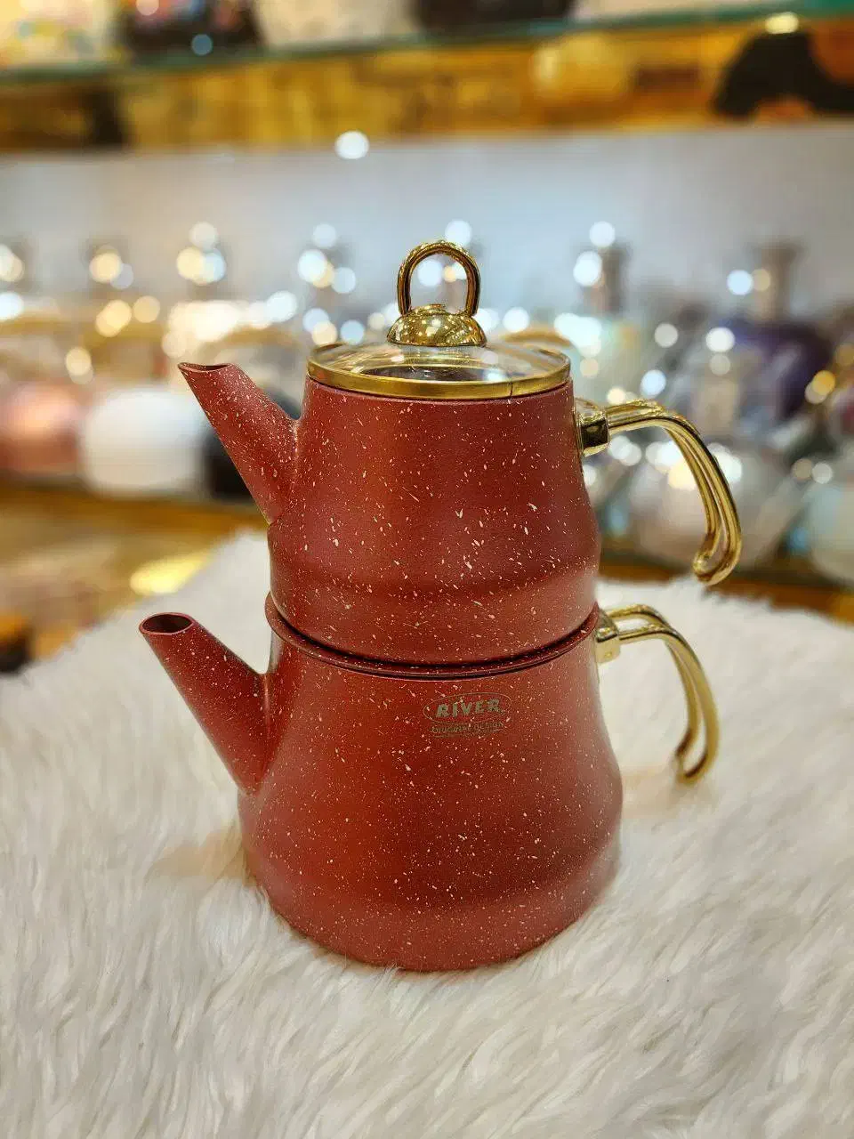 حراج کتری قوری استیل و لعابی|قوری، کتری، قهوه‌ساز دستی|قم, دورشهر|دیوار