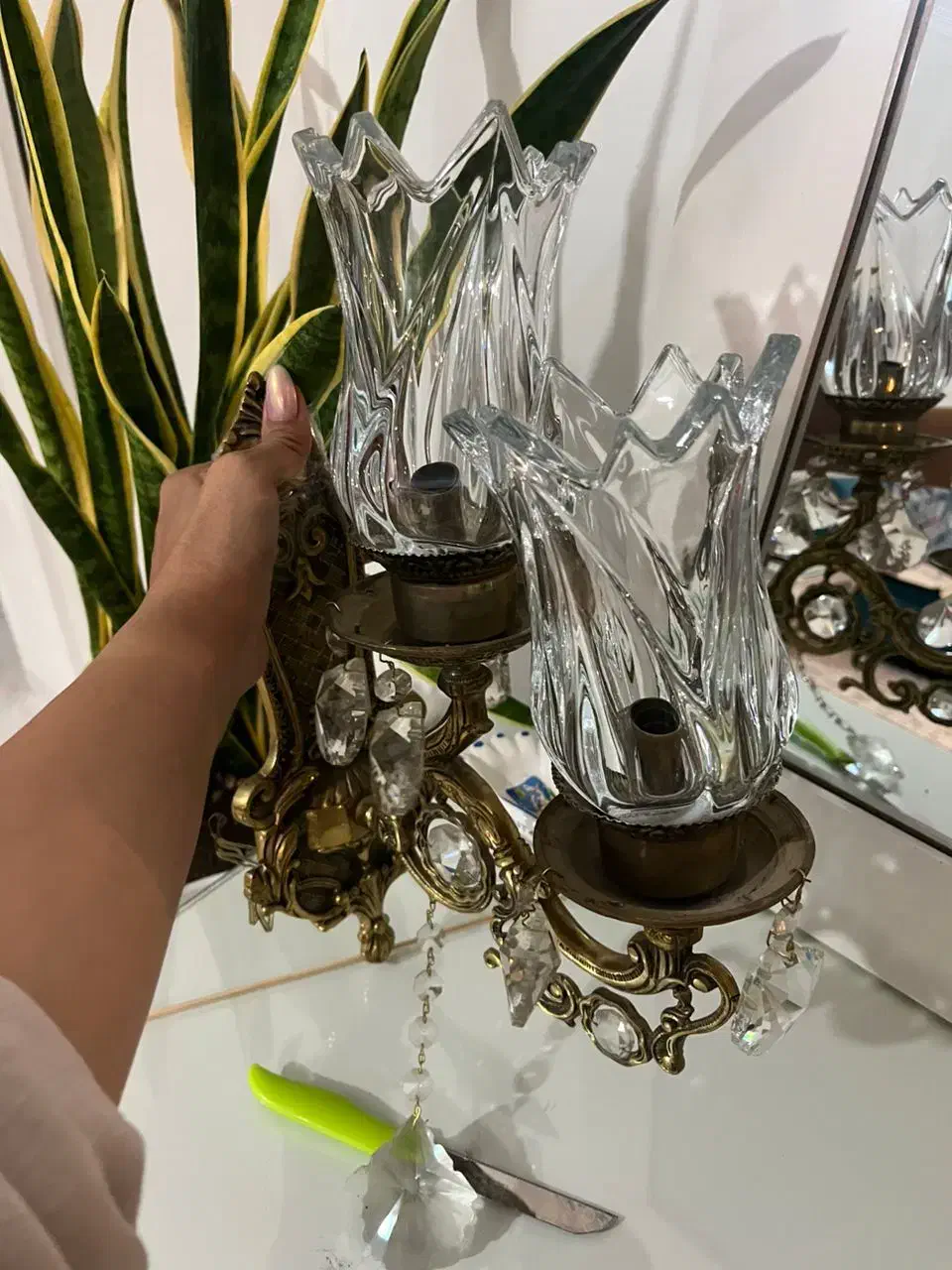 لوستر سقفی برنز|لوستر و چراغ آویز|تهران, بهداشت|دیوار