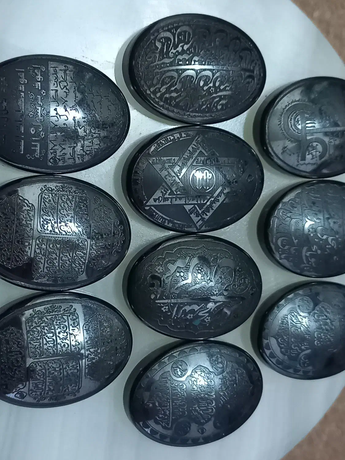 سنگ انگشتری حدید صینی|جواهرات|شاهرود, |دیوار