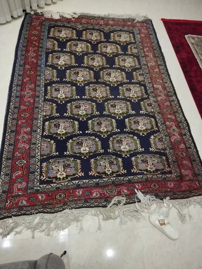 فرش دستی ۶ متری اردبیل نقشه سنتی زیبا یک جفت ۲در۳|فرش|کرج, آق تپه|دیوار