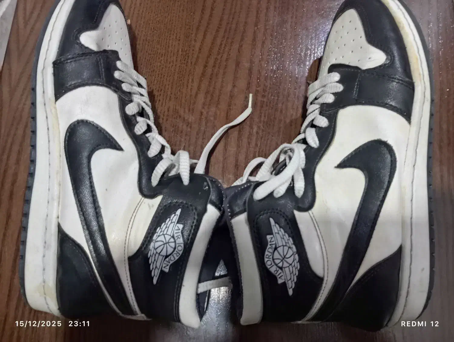 کتونی جردن سفید مشکی سایز ۴۰/۴۱|کیف، کفش، کمربند|رشت, آتشگاه|دیوار