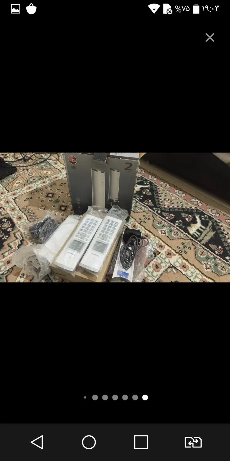 panasonic kx tgk222|تلفن رومیزی|تهران, استخر|دیوار