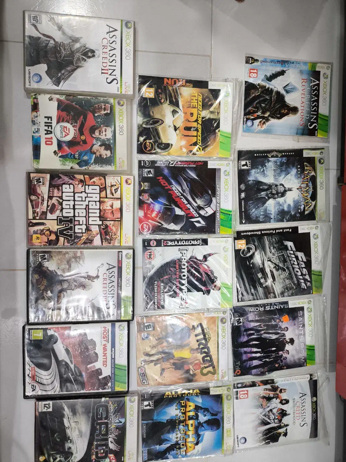 فروش ۶۰ تا cd بازی xbax 360|کنسول، بازی ویدئویی و آنلاین|پردیس, فاز ۸|دیوار