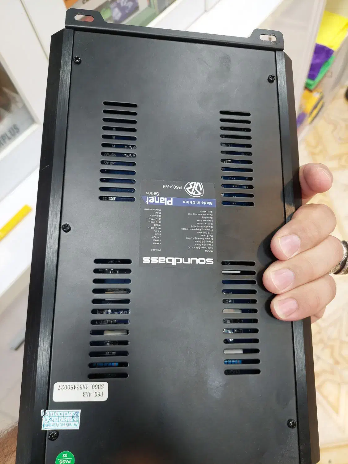 آمپلی ۸۷۰وات چهارخروجه|صوتی و تصویری|لامرد, |دیوار