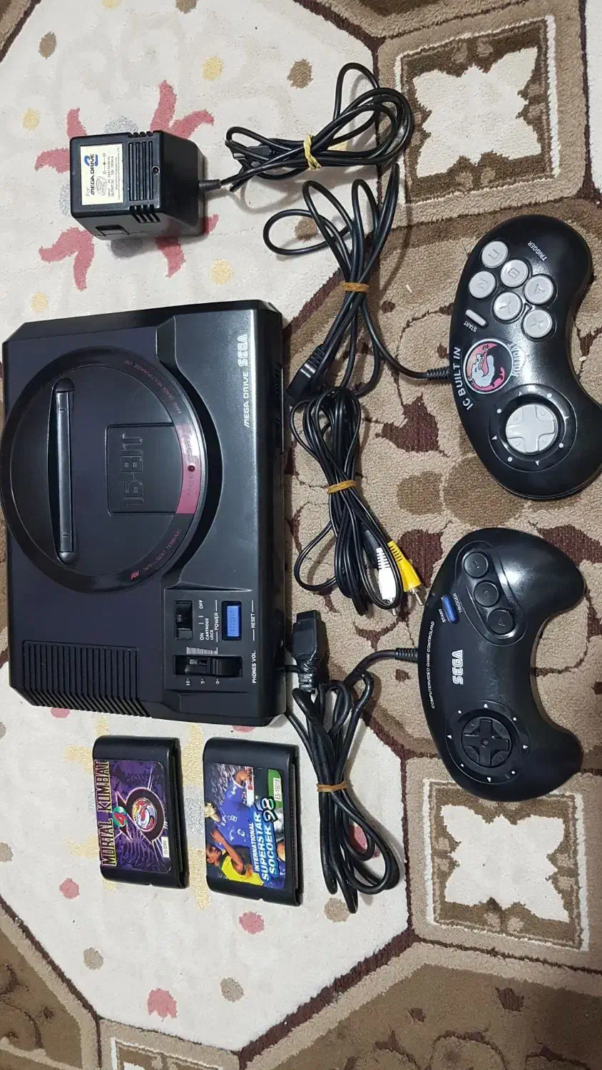 سگا ژاپنی بزرگ ۱۶ بیت نوستالژی قدیمی میکرو نینتندو|کنسول، بازی ویدئویی و آنلاین|شاهین‌شهر, مخابرات (شهید بهشتی)|دیوار